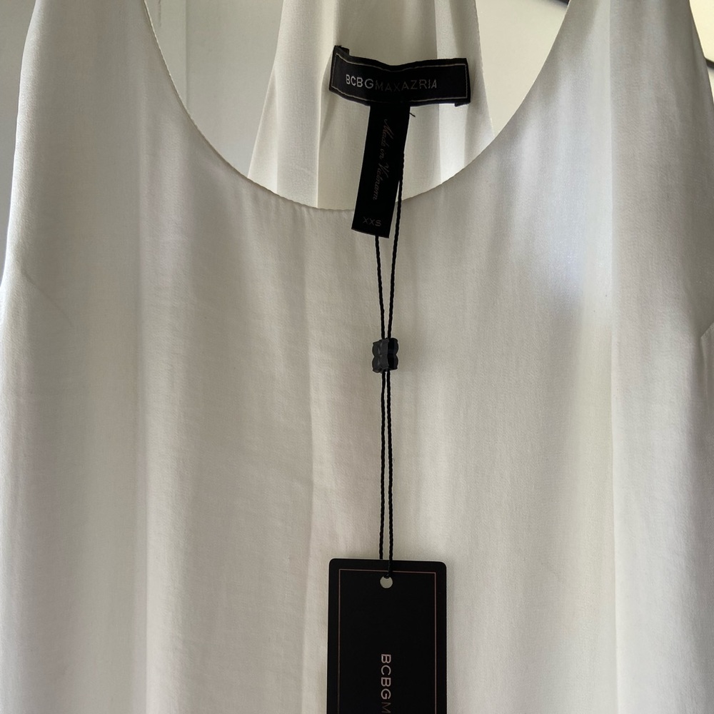 Maxi white dress by BCBG